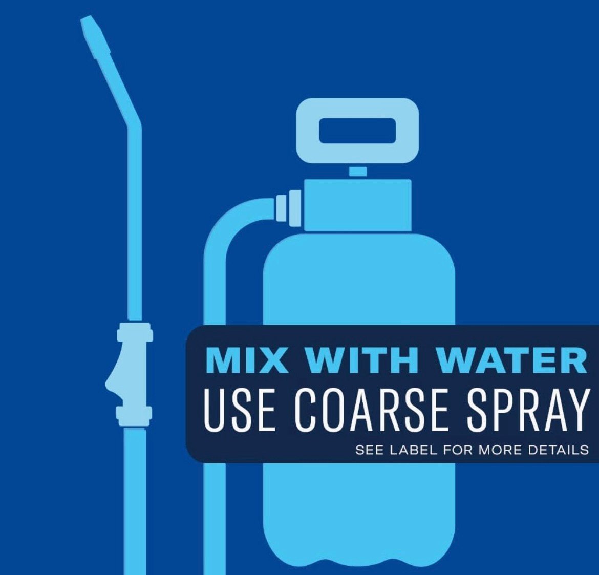 Spray with a sprayer