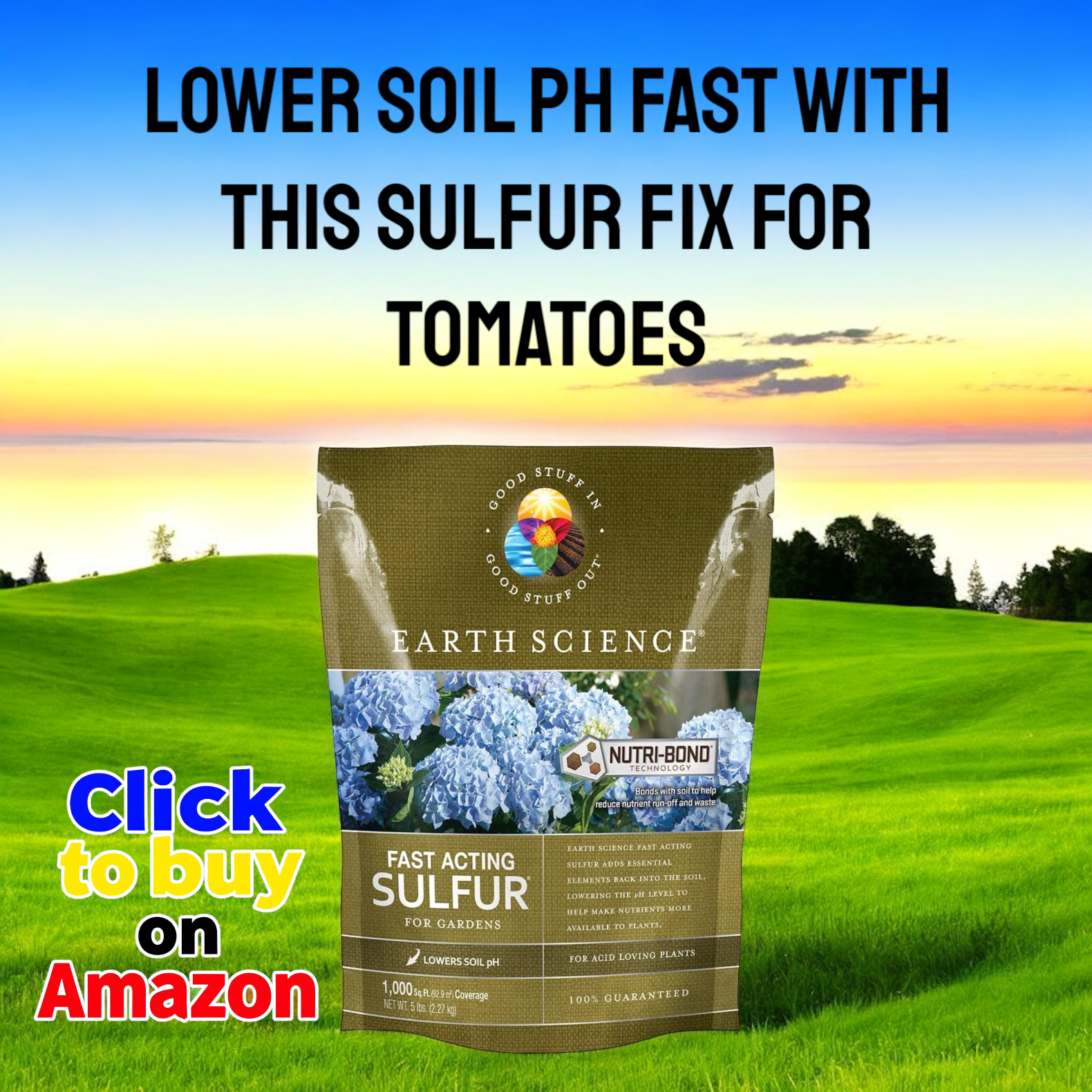 Product to lower soil pH