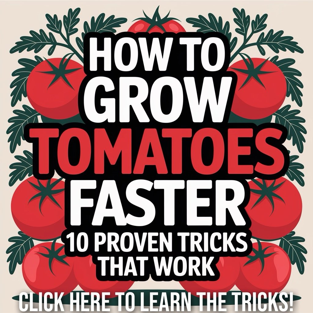 Make tomato’s grow faster