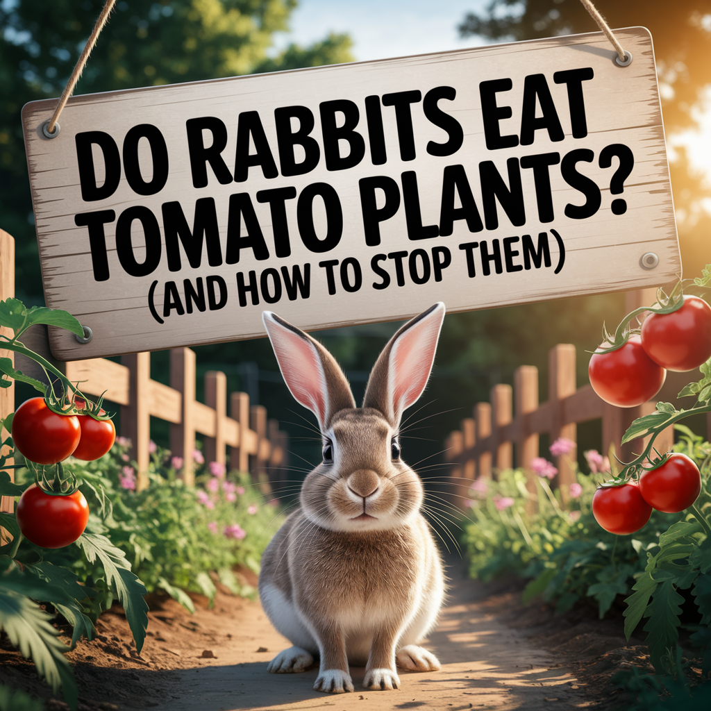 Stop rabbits from eating your tomato plants 