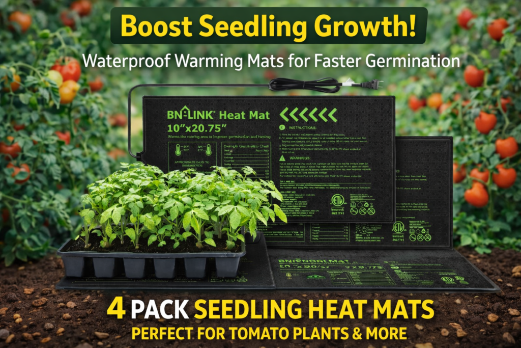 These Seedling Heat Mats Fix Slow Tomato Germination Fast