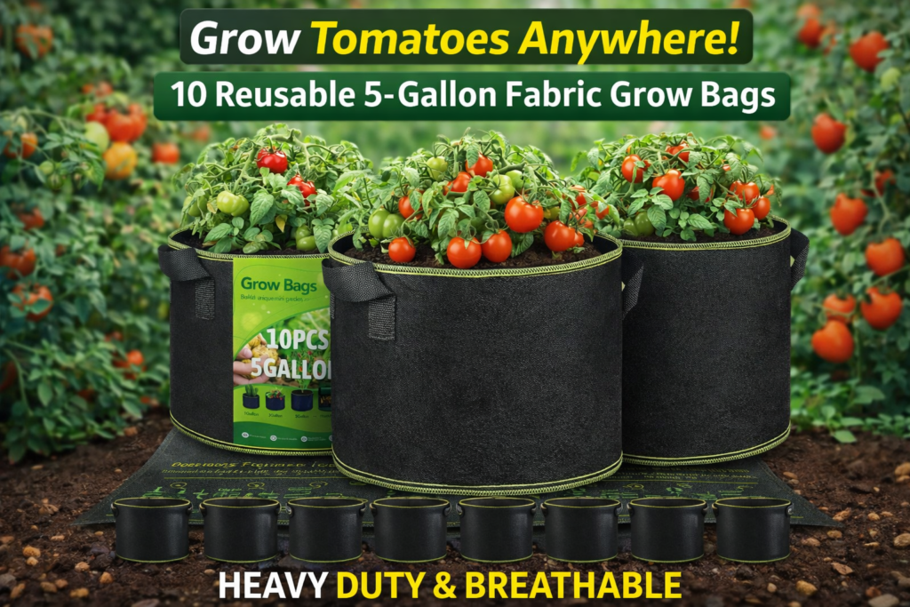 These Fabric Grow Bags Fix Root Problems Most Gardeners Don’t Notice