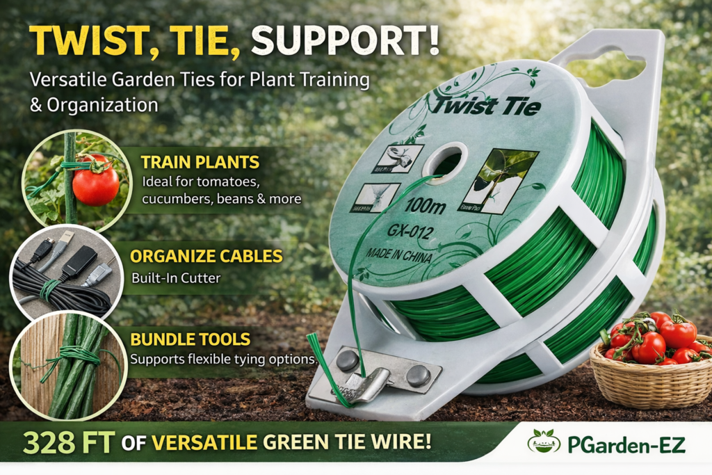 These Garden Twist Ties Make Training Tomato Plants Quick and Easy