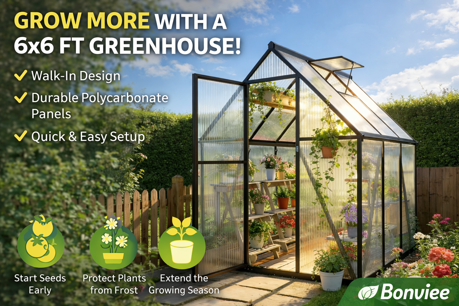This Walk-In Greenhouse Extends Your Tomato Season on Both Ends