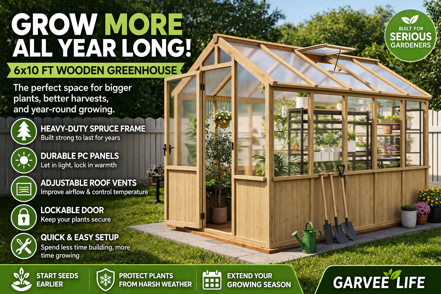 This Wooden Greenhouse Is a Serious Upgrade for Backyard Tomato Growers