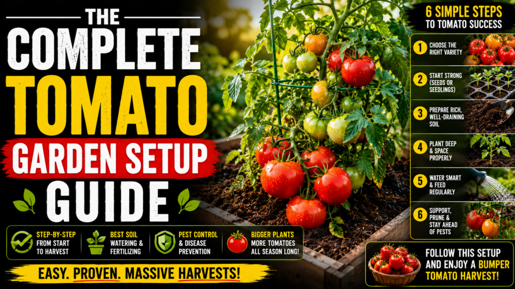 The Complete Tomato Garden Setup Guide