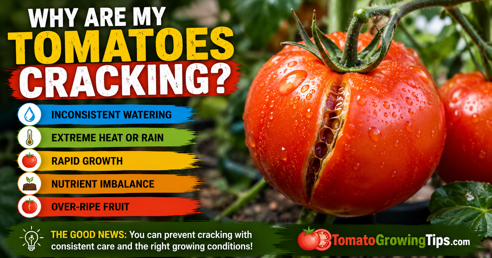 Why are my tomatoes cracking like this? 