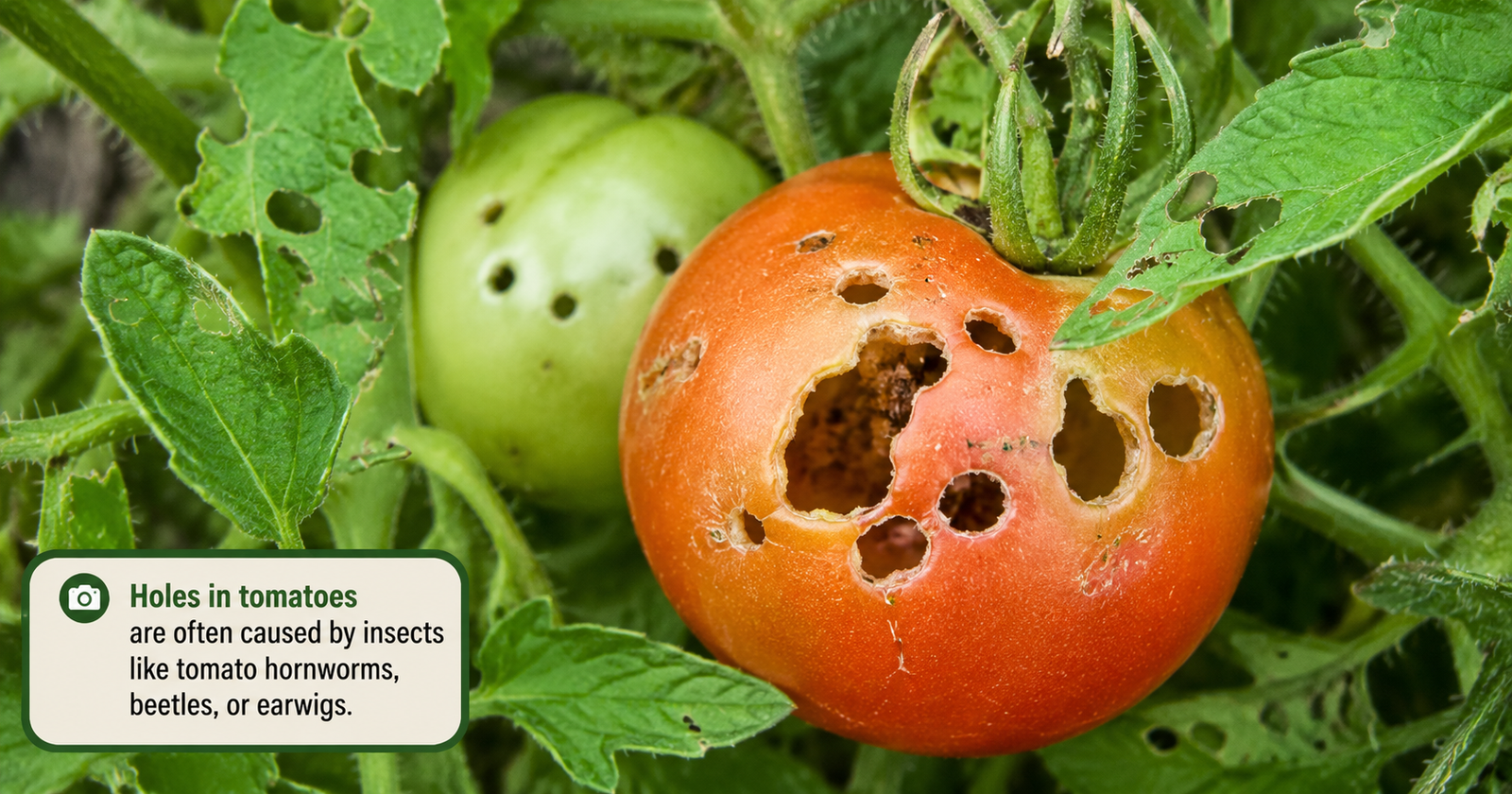 What Is Eating Holes in My Tomatoes?